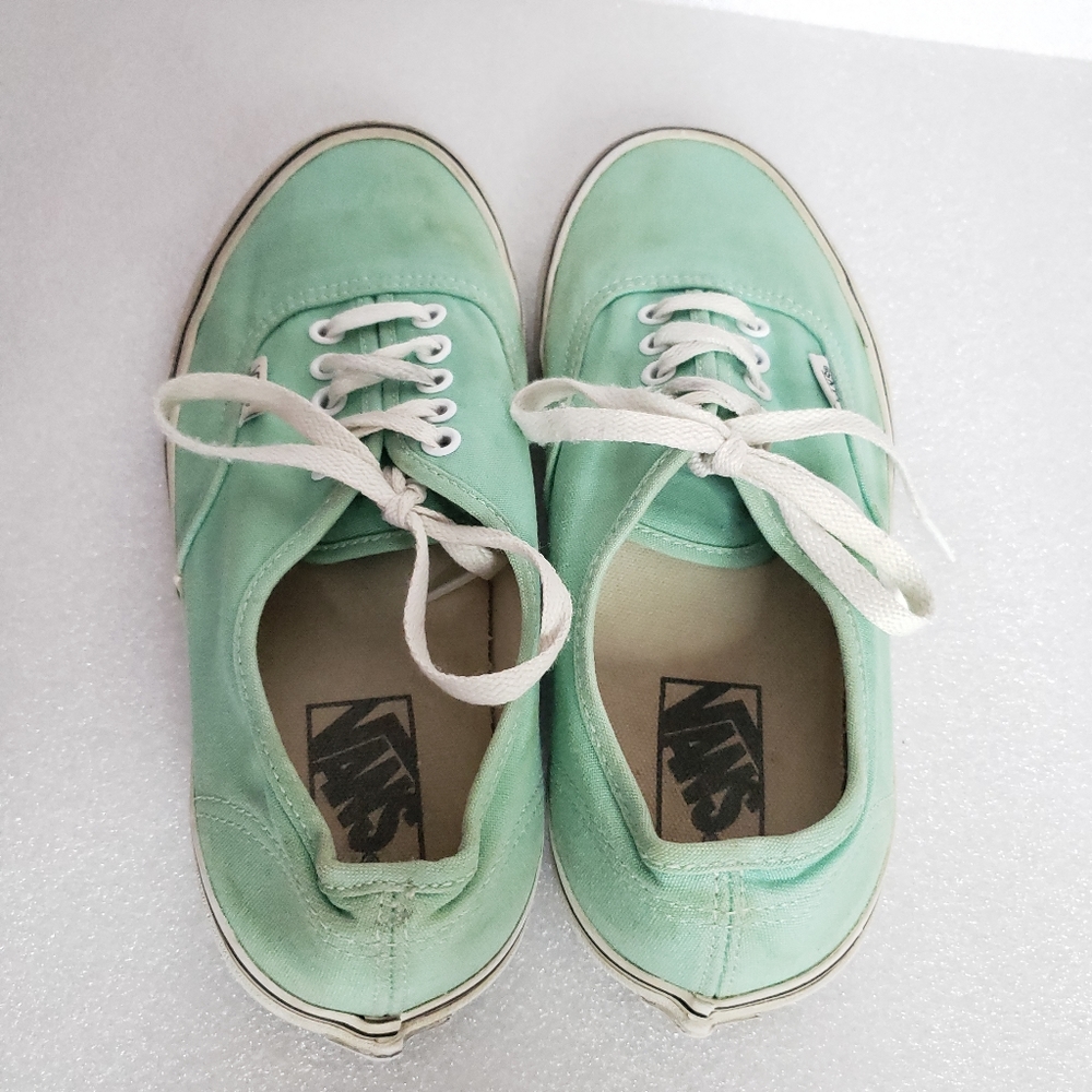 Vans Mint Sneakers Unisex Men 7.5 Women 9 - Picture 5 of 13